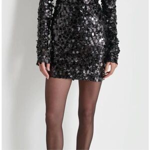 Ladies DKNY Sequin Embellished Skirt